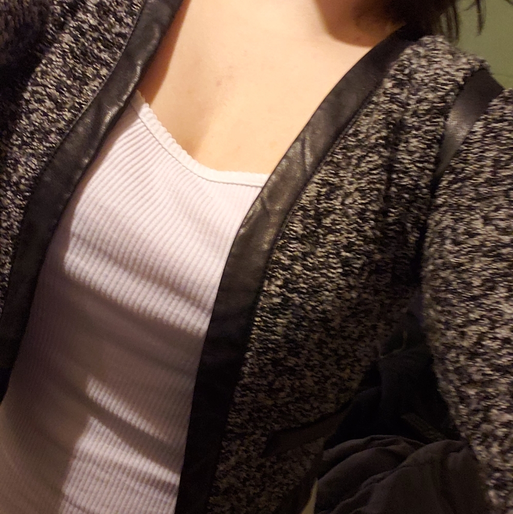 Grey Open Blazer